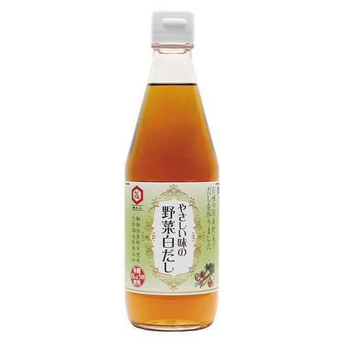 やさしい味の野菜白だし 360ml 14倍濃縮 無添加