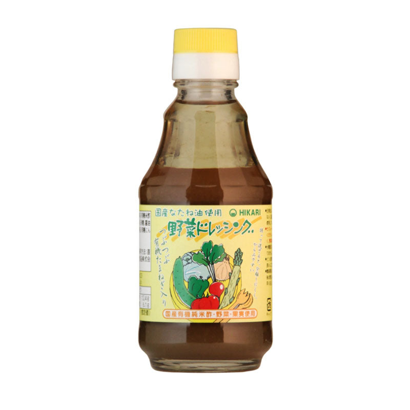 無添加/有機つぶつぶ玉ねぎ入り 野菜ドレッシング（和風） 200ml